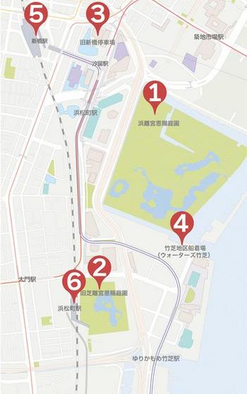 10/11(土)～11/5(水)｜古地図をめくり新橋・竹芝エリアをめぐる